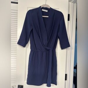 Amanda Uprichard Navy Mini Dress